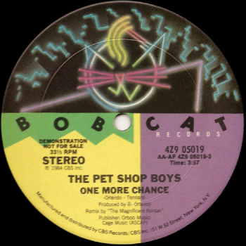 Pet Shop Boys - One More Chance/One More Chance Remix